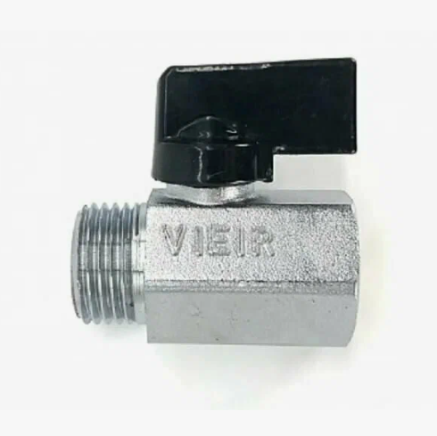 Кран-мини 1/2" МП (черная ручка) VIEIR купить в Бийске в магазине Флагман